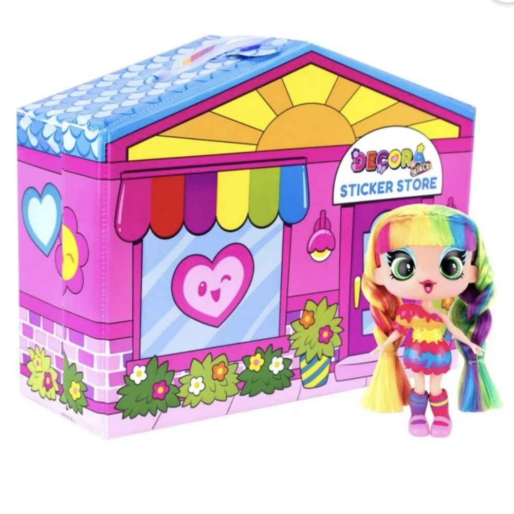 Decora Fashion Girlz Sticker Store Playset